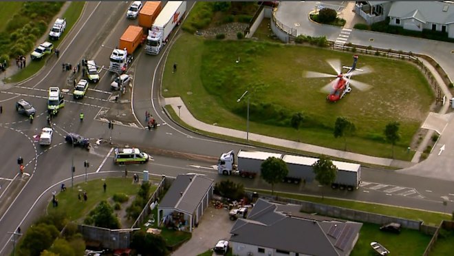 Child fighting for life after highway crash