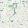 Graphics showing the extent of small floods (1 in 5 chance of happening every year) to the biggest flood possible (0.1% chance of happening in an 80-year lifetime).