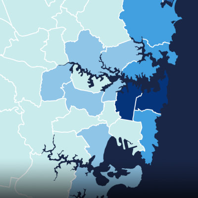 The Sydney suburbs flush with holiday rentals, but where homes are hard to find