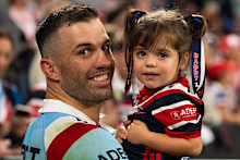 James Tedesco is the first to admit he’s changes since his daughters Rosie (pictured) and Marlie came along.