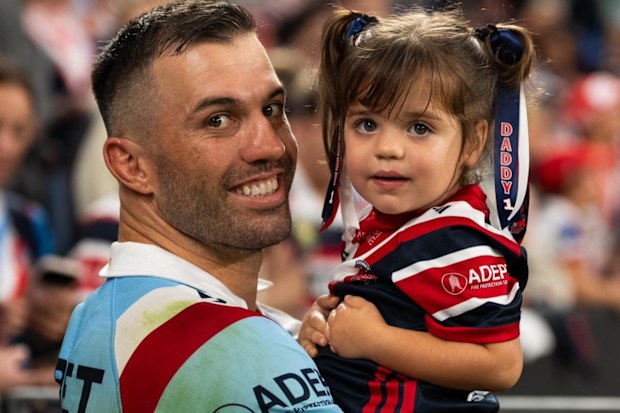 James Tedesco with his daughter Rosie.