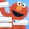 Elmo asked the internet how everyone was doing. He might not have expected the replies