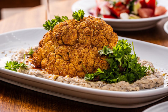 Ouzo Bar & Dining opens in Darlinghurst in mid-October 2024, serving cauliflower with Jerusalem artichoke on its opening menu.