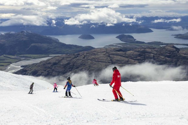Treble Cone resort in New Zealand