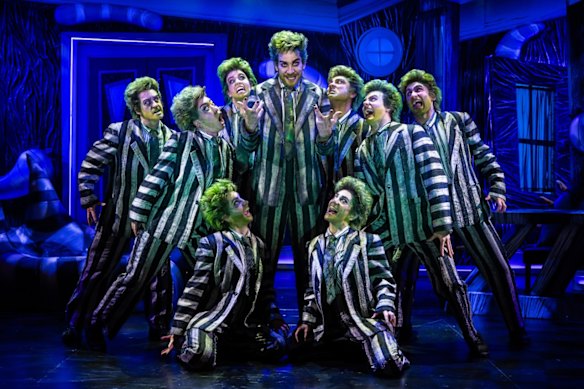 Andy Karl takes over the role of Beetlejuice from Perfect for the production’s Australian tour.
