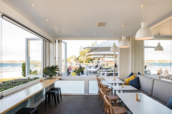 Location, location: Diggie’s cafe in Wollongong. 