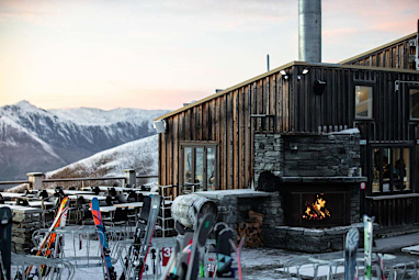 Treble Cone resort in New Zealand