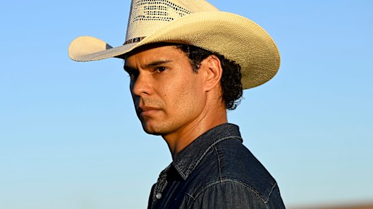 Mark Coles Smith as the young Jay Swan in Mystery Road: Origin.
