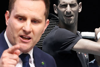 Immigration Minister Alex Hawke says Djokovic poses a persistent threat to public health and civil order.