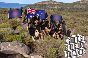Neo-nazi members gather in the Grampians during the Australia Day weekend.