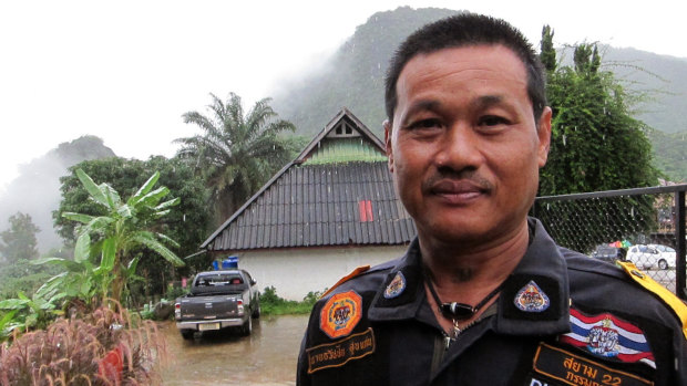 Thawatchai, the leader of the volunteer group.