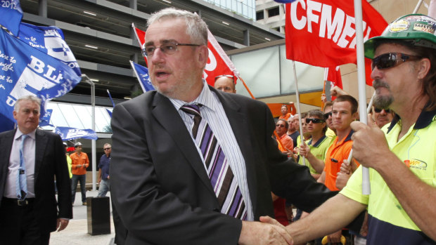 Bob Carnegie says the CFMMEU has a problem with women. 