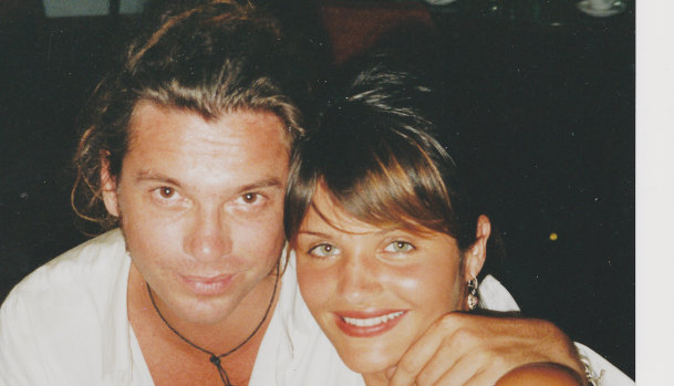 Michael Hutchence with Helena Christensen, who speaks in the film for the first time about their relationship and the attack on her then boyfriend.