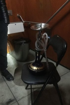 Wyndham Police issued three COVID-19 infringement notices to a group of friends who were found smoking a shisha in a public toilet. 