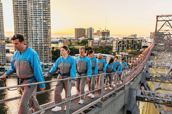 Story Bridge Adventure Climb offers up to 15 climbs a day to the top of the historic bridge, which opened in 1940. 