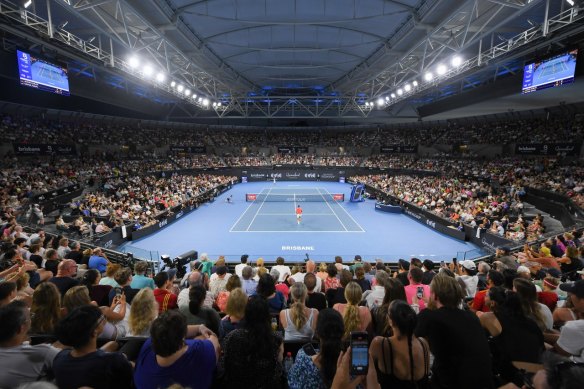 Brisbane International takes place at the Queensland Tennis Centre in Tennyson.