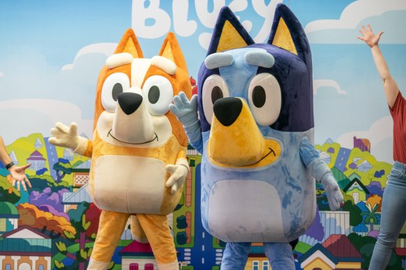 Bluey and Bingo will have a new interactive home at Hamilton Northshore from August 2024.