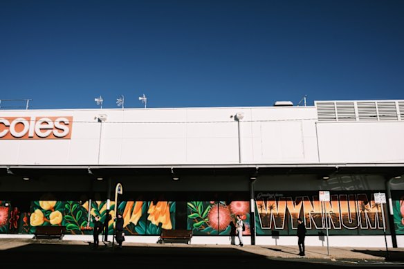 The shopping precinct. 