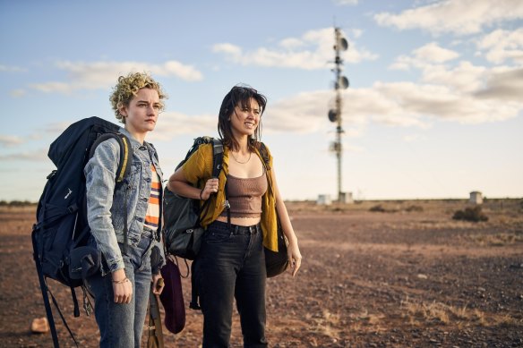 Kitty Green, director of <i>The Royal Hotel</i>, an Australian thriller starring Julia Garner (left), will attend the Brisbane International Film Festival. 