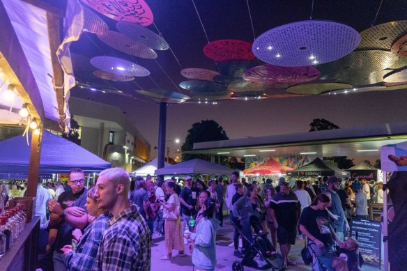 Beenleigh Night Bites is on at Beenleigh Town Square.