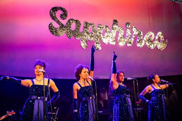 Ruby Henaway, Aurora Liddle-Christie, Taeg Twist and Tehya Makani play The Sapphires.