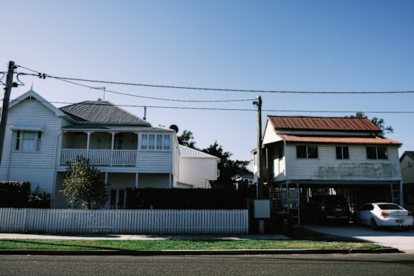Old houses are central to the suburb’s heritage character.