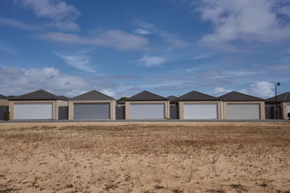 A housing estate in Alkimos.