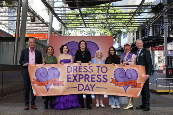 Dress to Express Day takes place during the Brisbane Fashion Festival and highlights domestic abuse. 