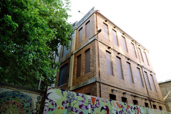 The heritage-listed building’s facade will  remain.
