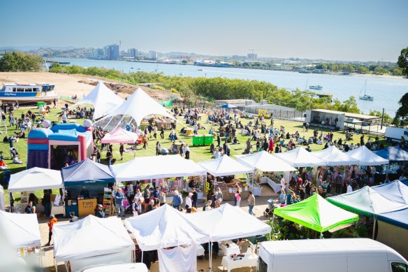 The Rivermakers Market has caused a stir in the industrial neighbourhood.