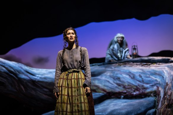 Nina Korbe (Molly Johnson) and Shuntai Abdul-Rahman (Black Mary) in The Drover’s Wife - The Opera.