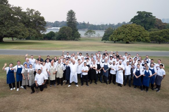 Sydney's top chefs gather at Government House to cook on their day off at the Bestest Foundation annual chefs dinner. 