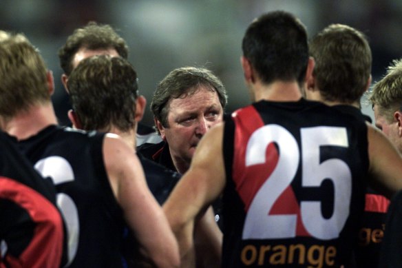 Essendon icon Kevin Sheedy won 23 of 43 finals as Bombers coach 