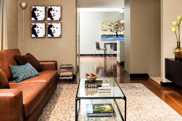 Colour choices are important but if you really want to make a space feel like home, pay attention to sound. Rugs, books and upholstered furniture all play a part in absorbing sound.