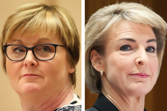 Linda Reynolds and Michaelia Cash