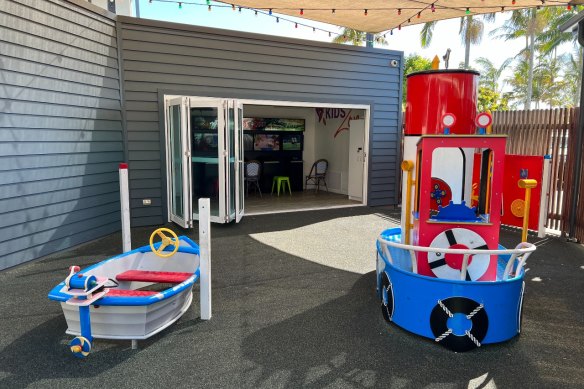 Waterloo Bay Hotel in Wynnum has a nautical-themed play area.