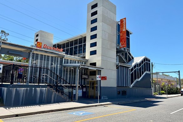 The recently renovated Boondall station was built in 1986 to service the entertainment centre.