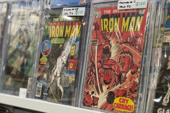 Fats Comics trades in “Silver age” comic books such as Iron Man, which are keenly sought by collectors. 