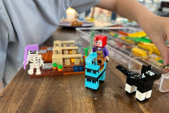 Build a Lego set without having to buy it at Coffee N Bricks in Wynnum.