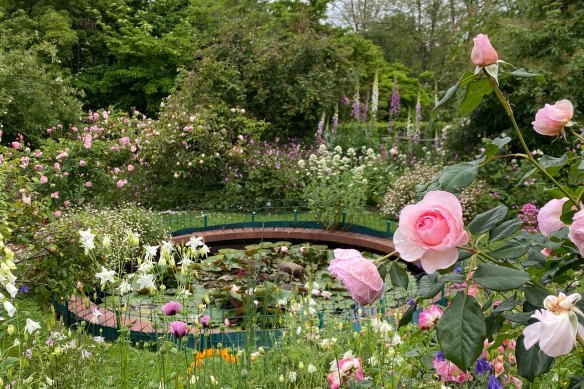 Marian Somes follows the self-seeding method for her French-style rose garden in regional Victoria.