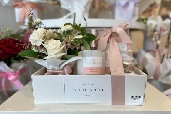White Grove House sells hampers and bouquets at their Clayfield store. 