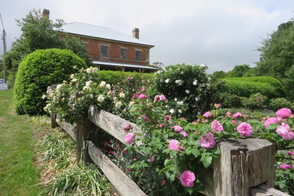 The gardens surrounding Harper’s Mansion are looked after by volunteers. 