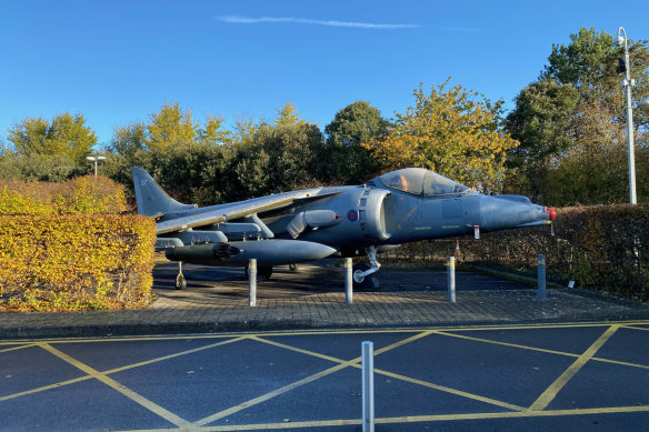 Legend has it James Dyson bought the jet and then didn’t know what to do with it, so he stuck it in the carpark, as one does when one is obscenely wealthy.