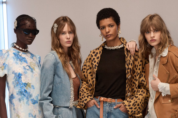 Eighties Brat Pack movies were the inspiration for Zimmermann’s 2025 resort collection called ‘Crush’.