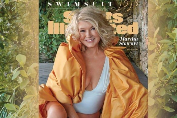 Martha Stewart, 81, is the oldest woman to appear on the cover of Sports Illustrated.