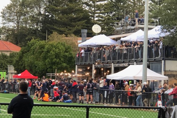 Easts president John Murray said the event was fully ticketed and entirely within COVID-19 restrictions. 