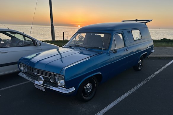 Ross Hillier’s ’67 HR Holden panel van has become a way to start a conversation about prostate cancer.