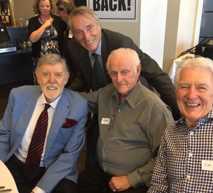 Australian music pioneers: (from left) Barry Crocker, Frank Ifield, Frankie Davidson and Col Joye.