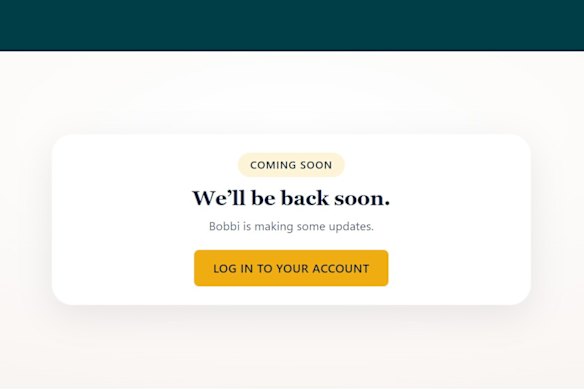 The website for controversial telehealth start-up Bobbi has been taken down.