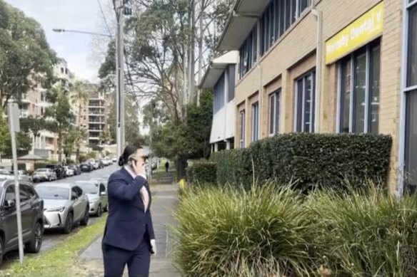 Mehajer also visited a dentist in Hornsby.